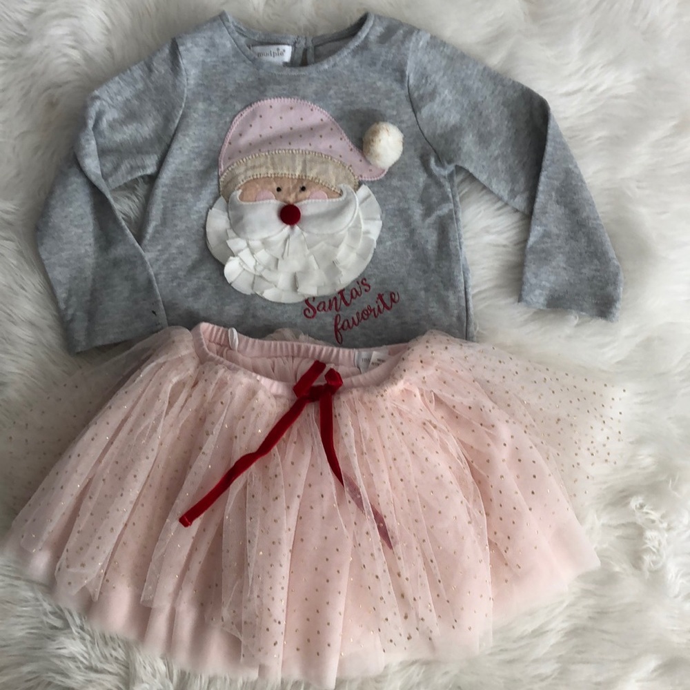 Mud pie Santa outfit